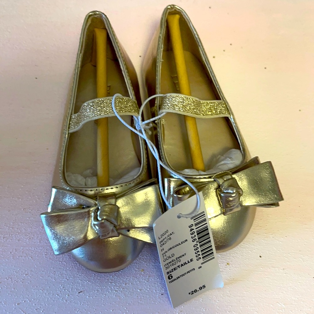 Children’s Place Gold Dress Shoes